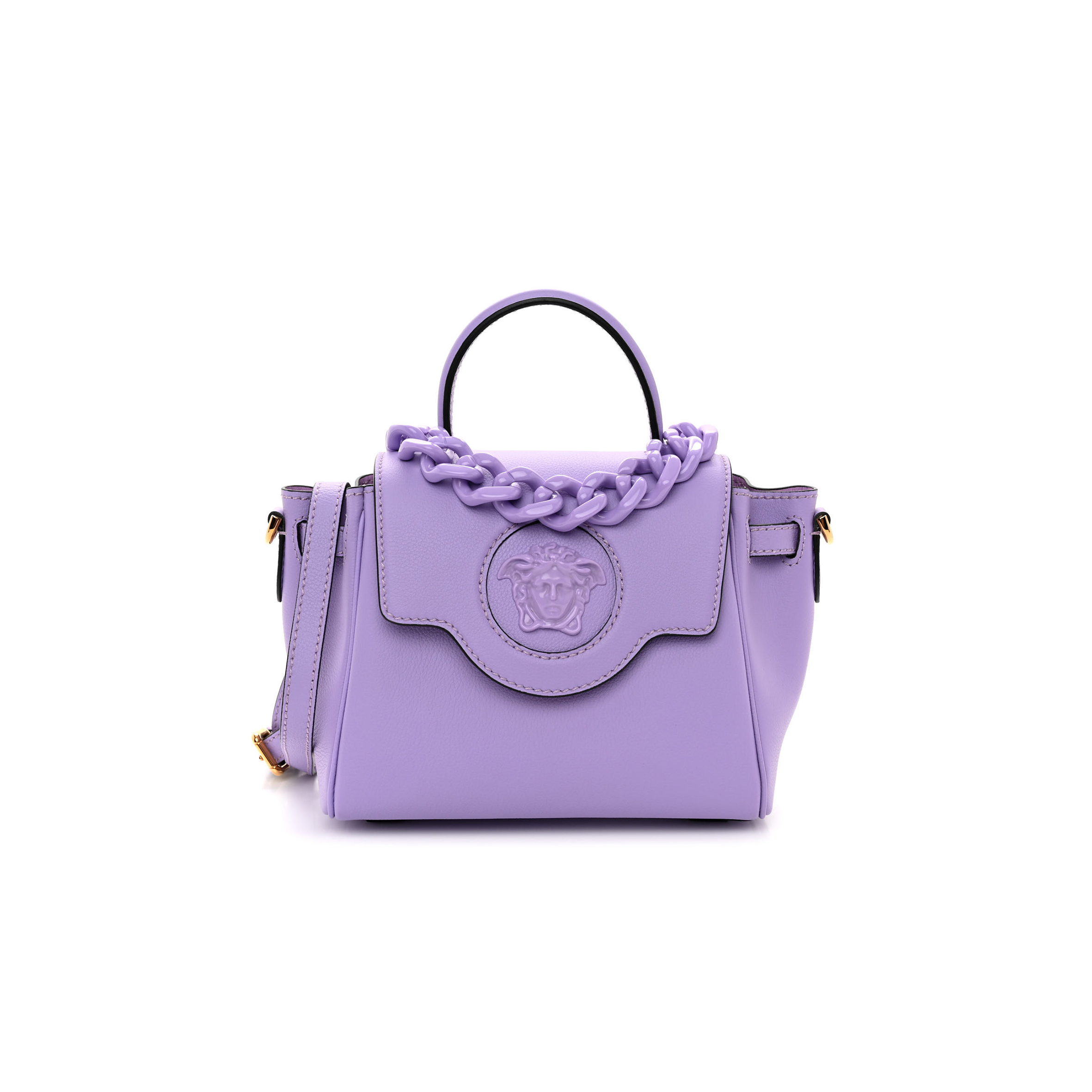 VERSACE GRAINED CALFSKIN CANVAS HOUNDSTOOTH SMALL LA MEDUSA TOP HANDLE BAG PINK MULTICOLOR (20*18*10cm) VERSACE GRAINED CALFSKIN CANVAS HOUNDSTOOTH SMALL LA MEDUSA TOP HANDLE BAG PINK MULTICOLOR (20*18*10cm)