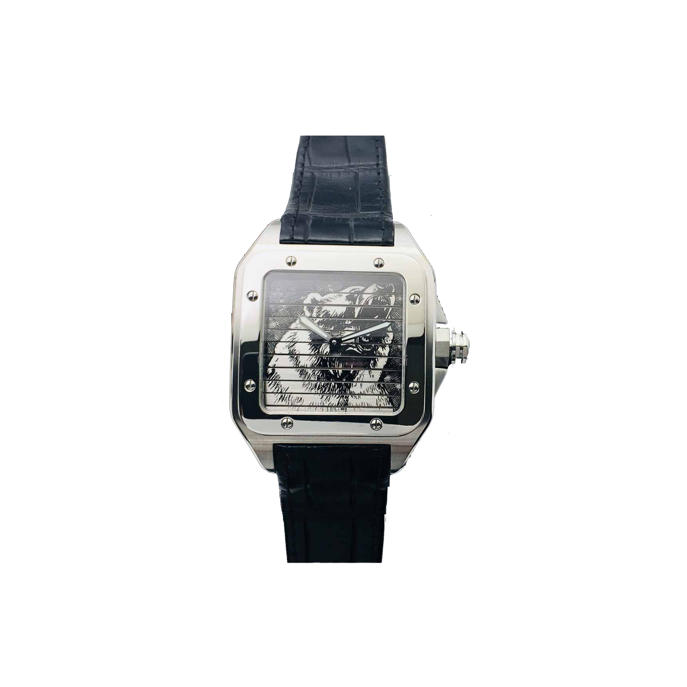 CARTIER SANTOS THREE-SIDED WATCH WM505914