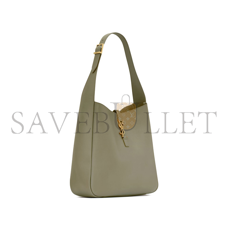 YSL LE 5 À 7 SUPPLE LARGE IN GRAINED LEATHER 753837AAAUQ3798 (30*31*13cm)