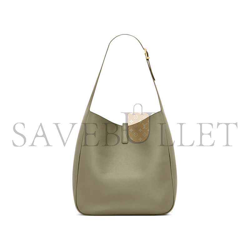 YSL LE 5 À 7 SUPPLE LARGE IN GRAINED LEATHER 753837AAAUQ3798 (30*31*13cm)