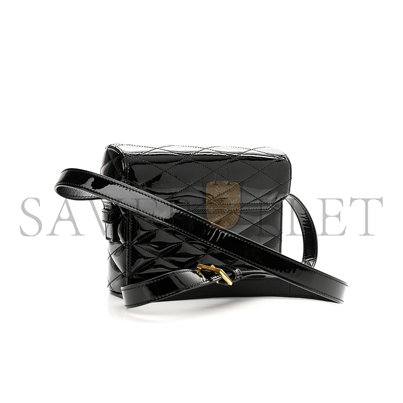 YSL JUNE BOX BAG IN PATENT LEATHER 710080544120 (19*15*8cm)