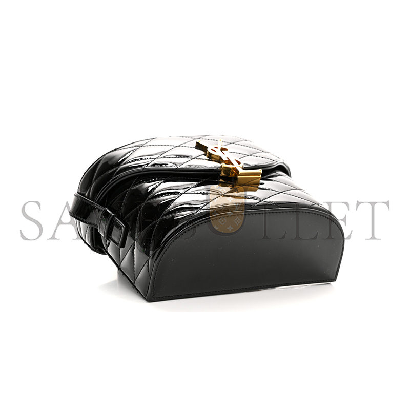 YSL JUNE BOX BAG IN PATENT LEATHER 710080544120 (19*15*8cm)