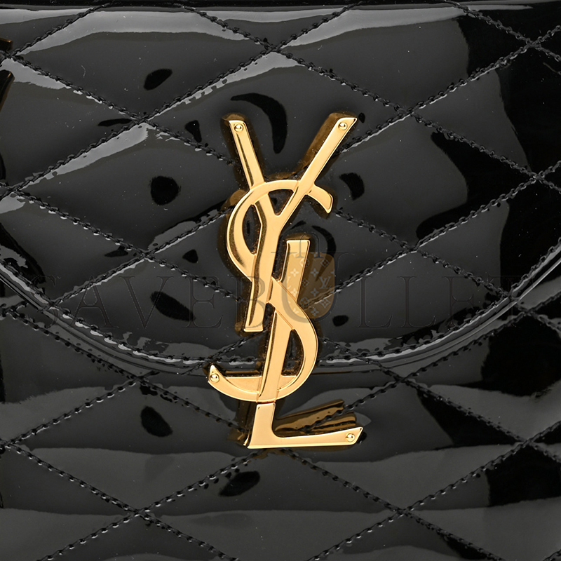 YSL JUNE BOX BAG IN PATENT LEATHER 710080544120 (19*15*8cm)