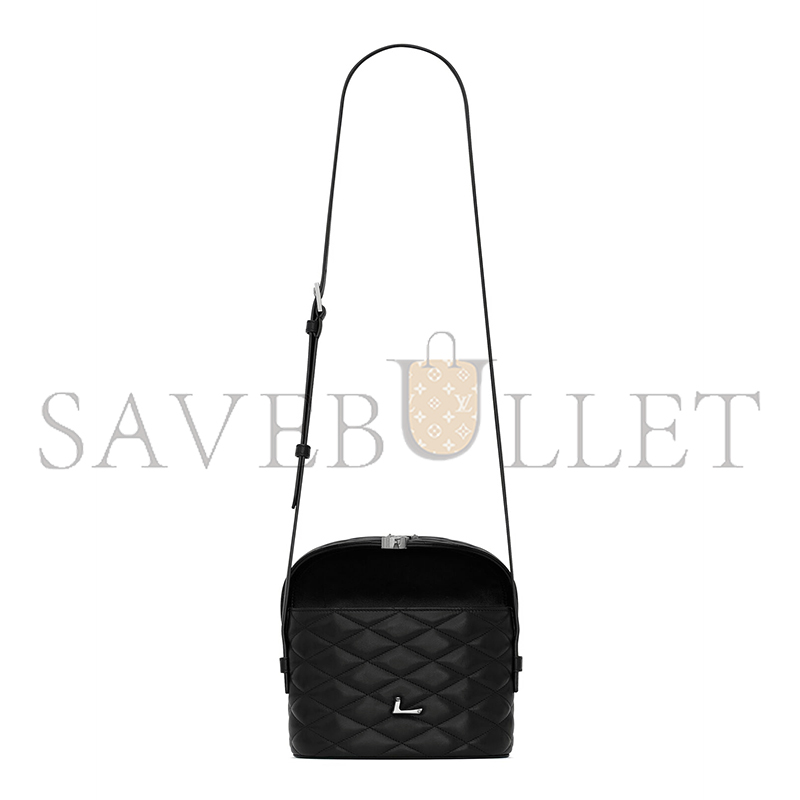 YSL JUNE BOX BAG IN QUILTED LAMBSKIN 7102981EL061000 (19*15*8cm)