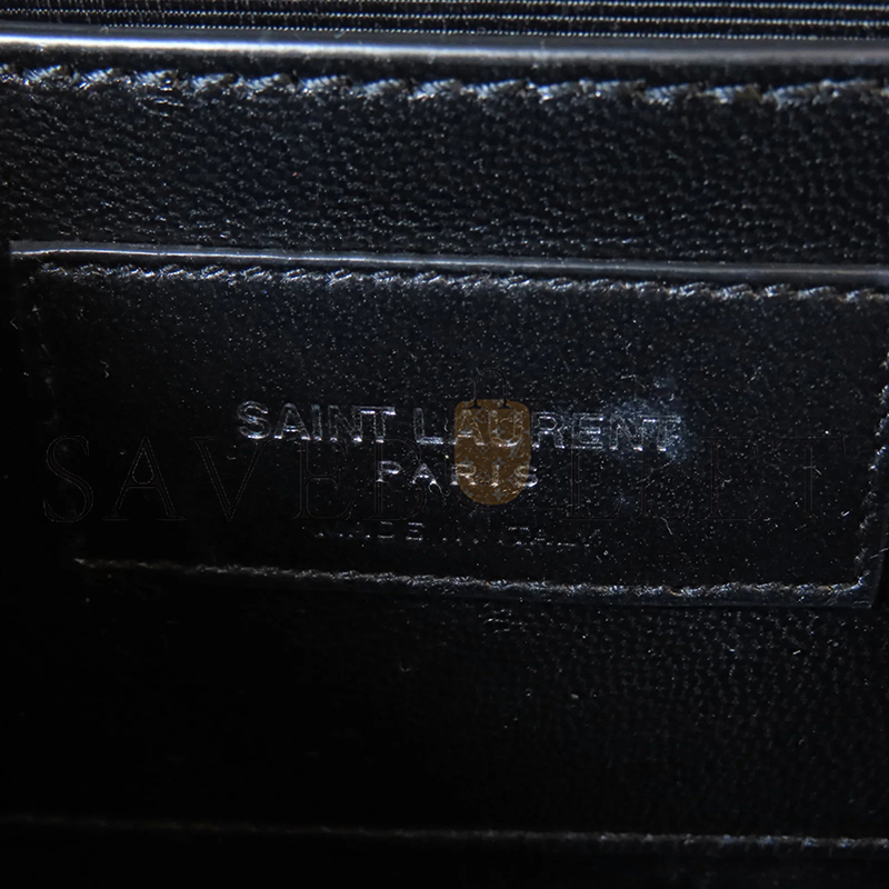 YSL KATE SMALL CHAIN BAG WITH TASSEL IN CROCODILE-EMBOSSED LEATHER 452159600354 (20*12.5*5cm)
