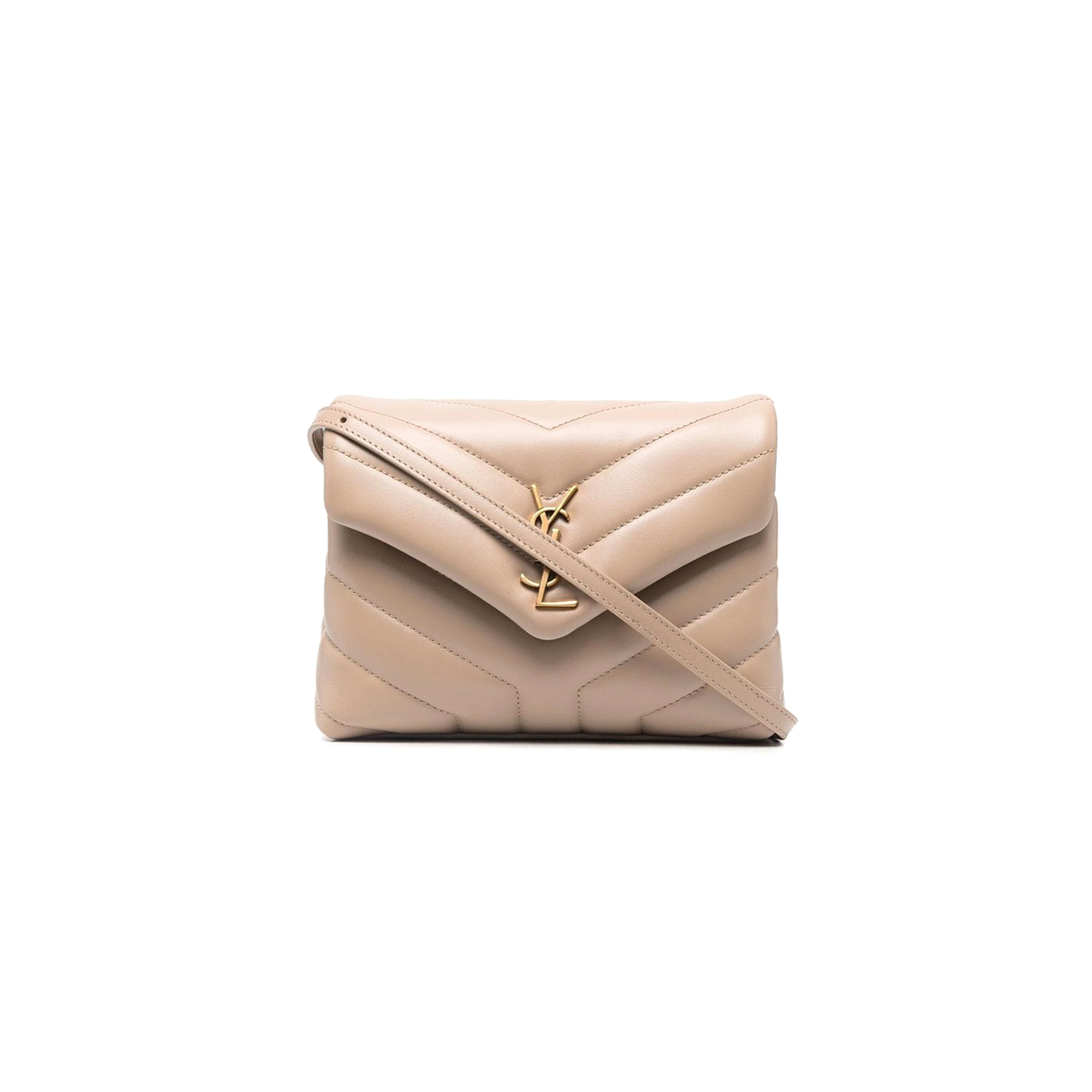YSL TOY LOULOU LEATHER SHOULDER BAG 678401DV7072721 (20*14*7cm)