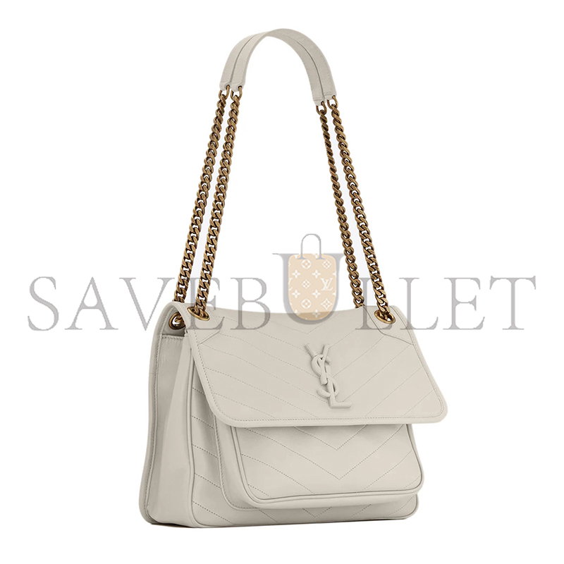 YSL NIKI MEDIUM CHAIN BAG IN LAMBSKIN 6331581EL079207 (28*20*8.5cm)