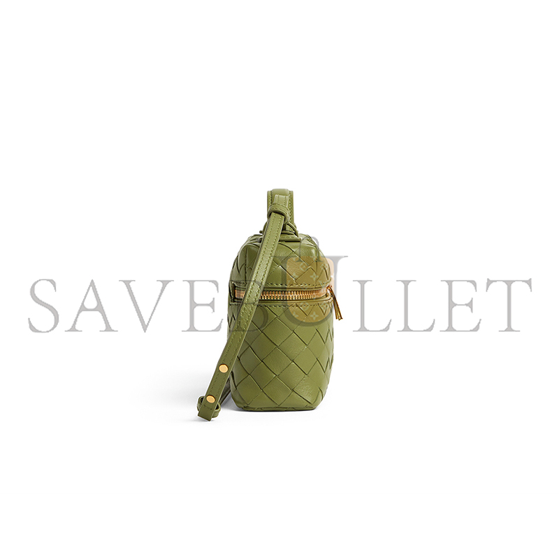 BOTTEGA VENETA BANG BANG INTRECCIATO LEATHER VANITY CASE 789109V3IV12488 (22*12.5*5cm)