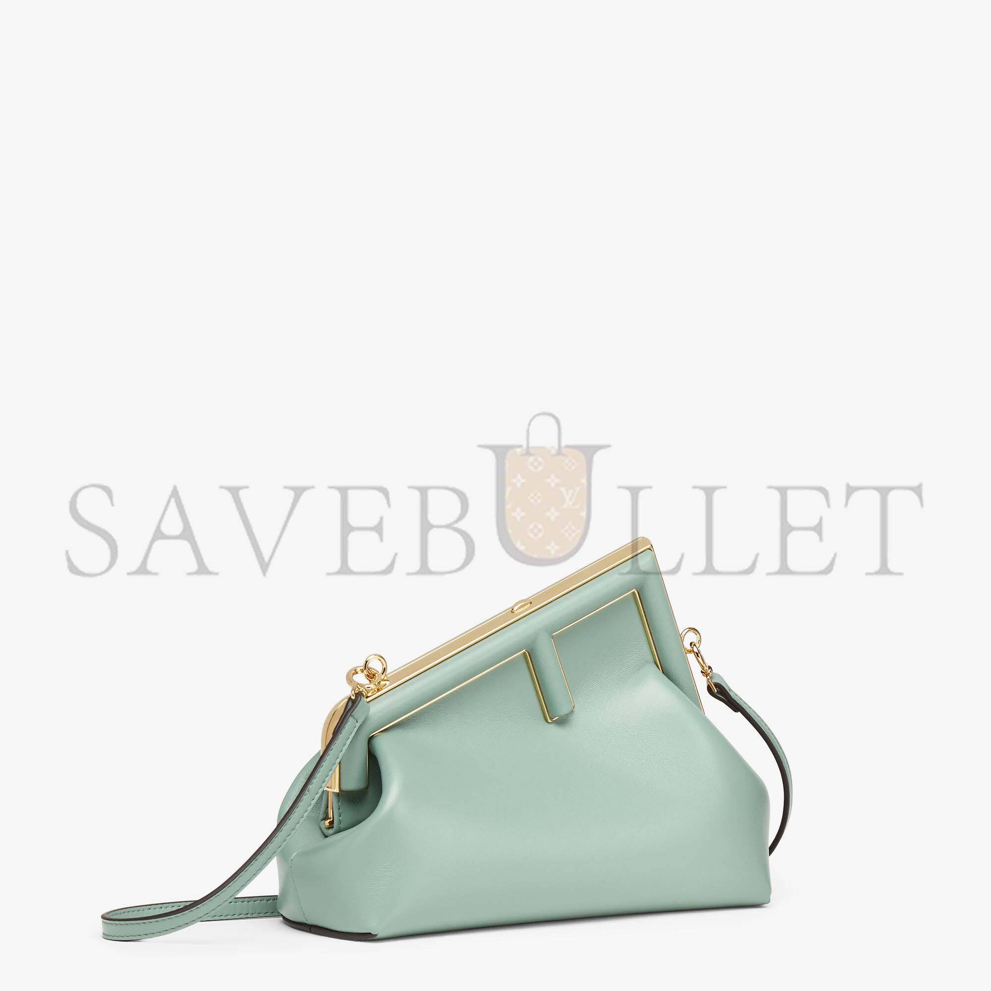 FENDI FIRST SMALL - MINT GREEN LEATHER BAG 8BP129ABVEF03HW (26*18*9.5cm)