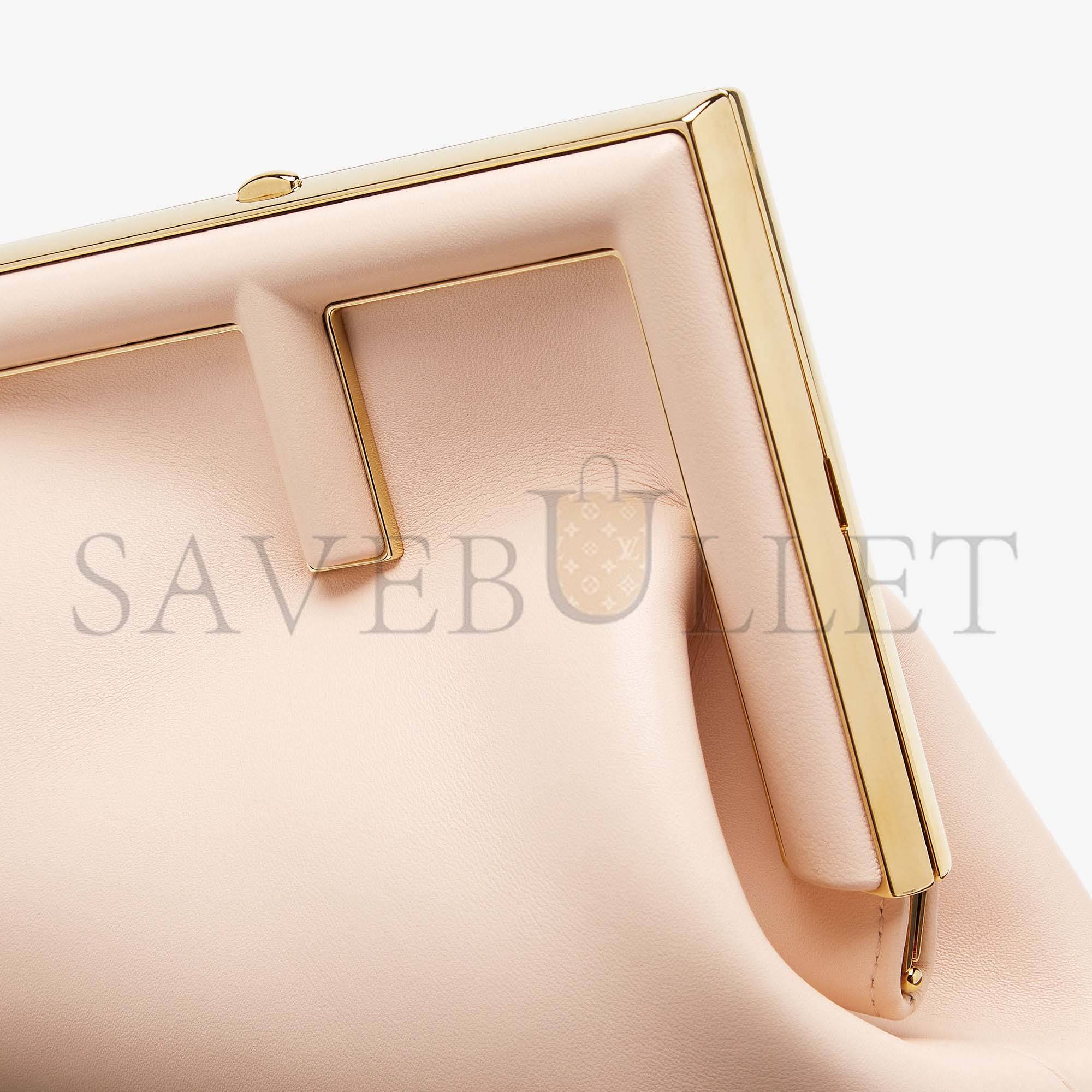 FENDI FIRST SMALL - PALE PINK LEATHER BAG 8BP129ABVEF14N1 (26*18*9.5cm)