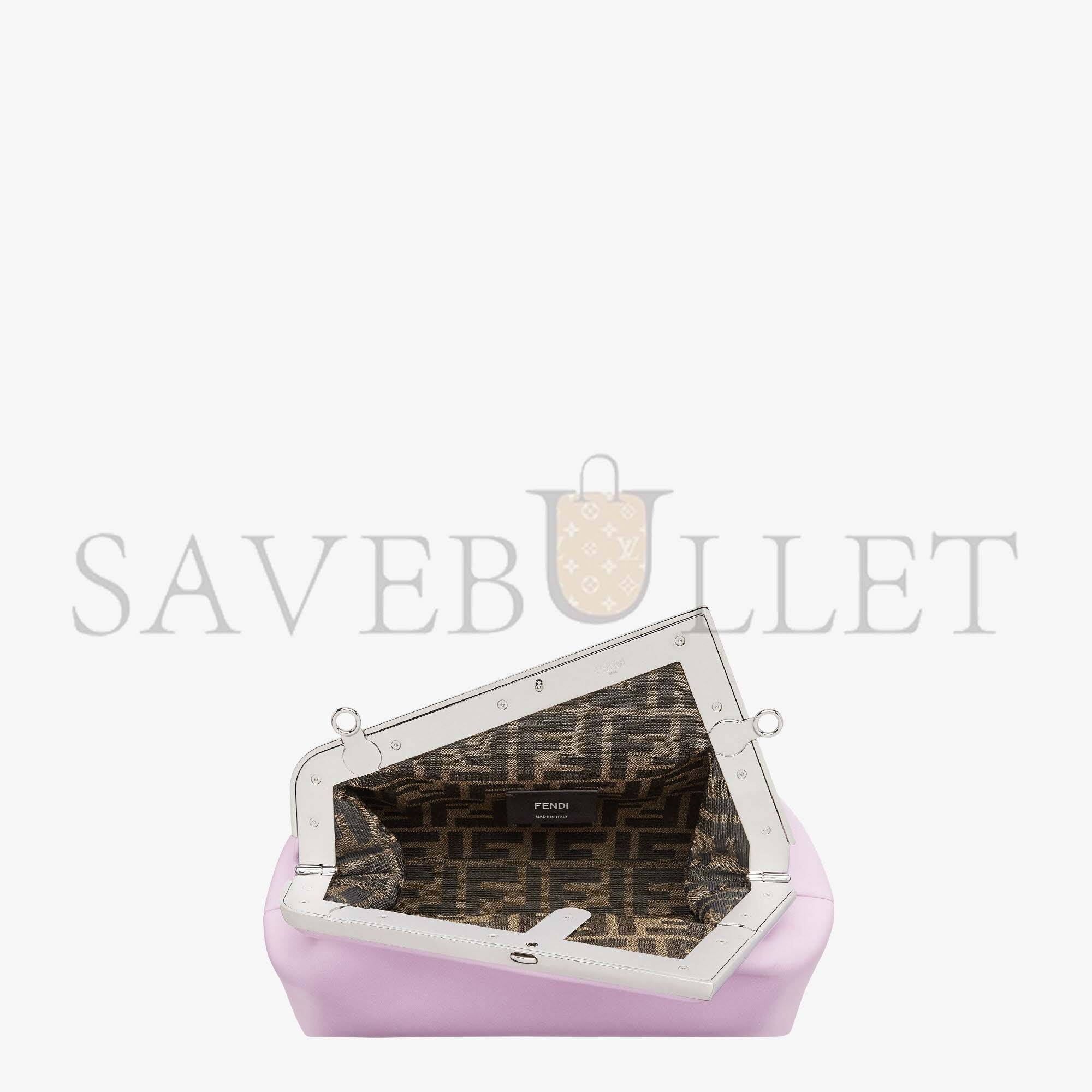 FENDI FIRST SMALL - LILAC LEATHER BAG 8BP129ABVEF1HOS (26*18*9.5cm)