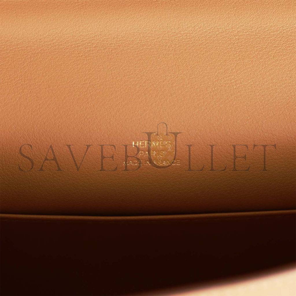 HERMES KELLY POCHETTE BISCUIT SWIFT GOLD HARDWARE  (22*12*13cm)