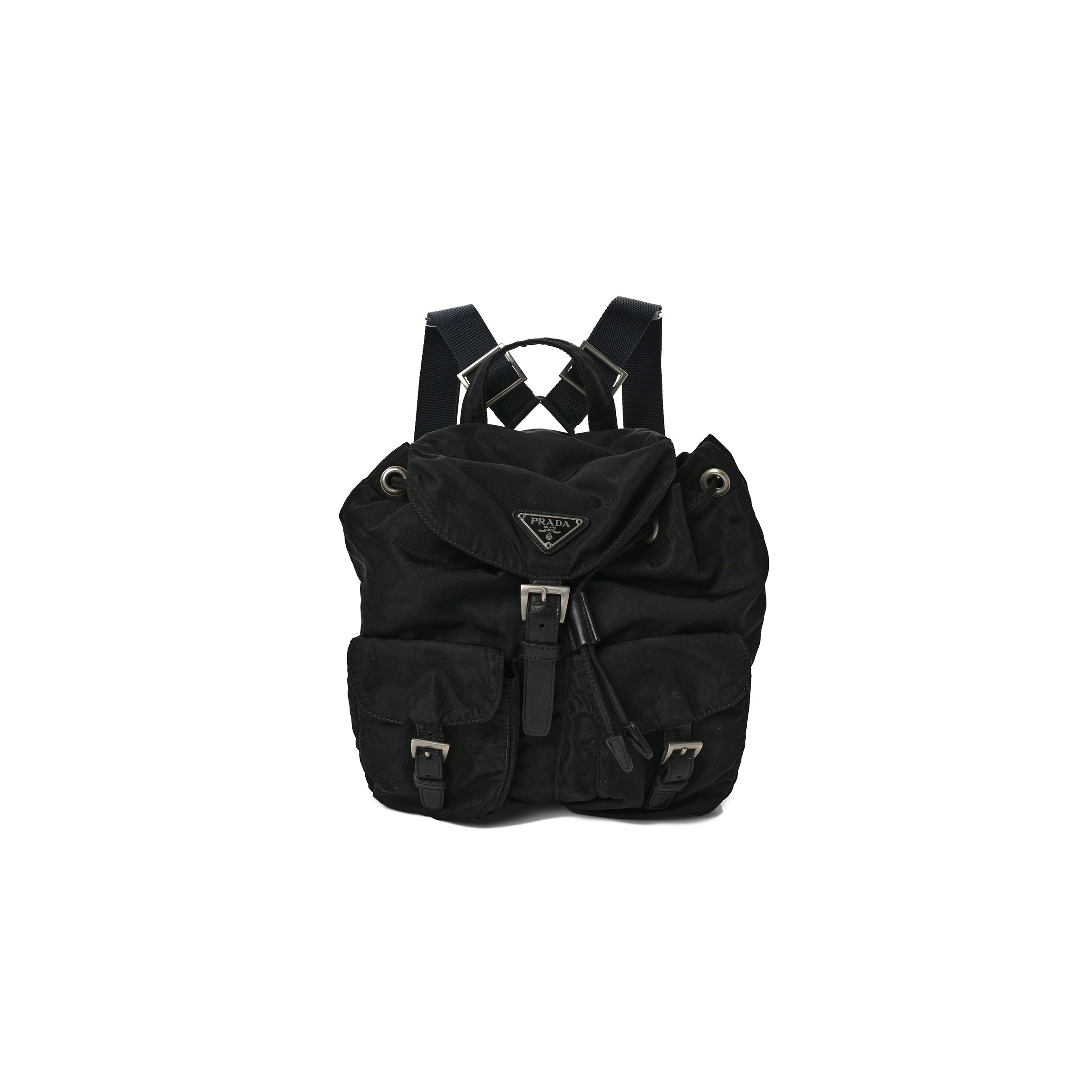 PRADA TESSUTO NYLON VELA BACKPACK BLACK (30*27*13cm)