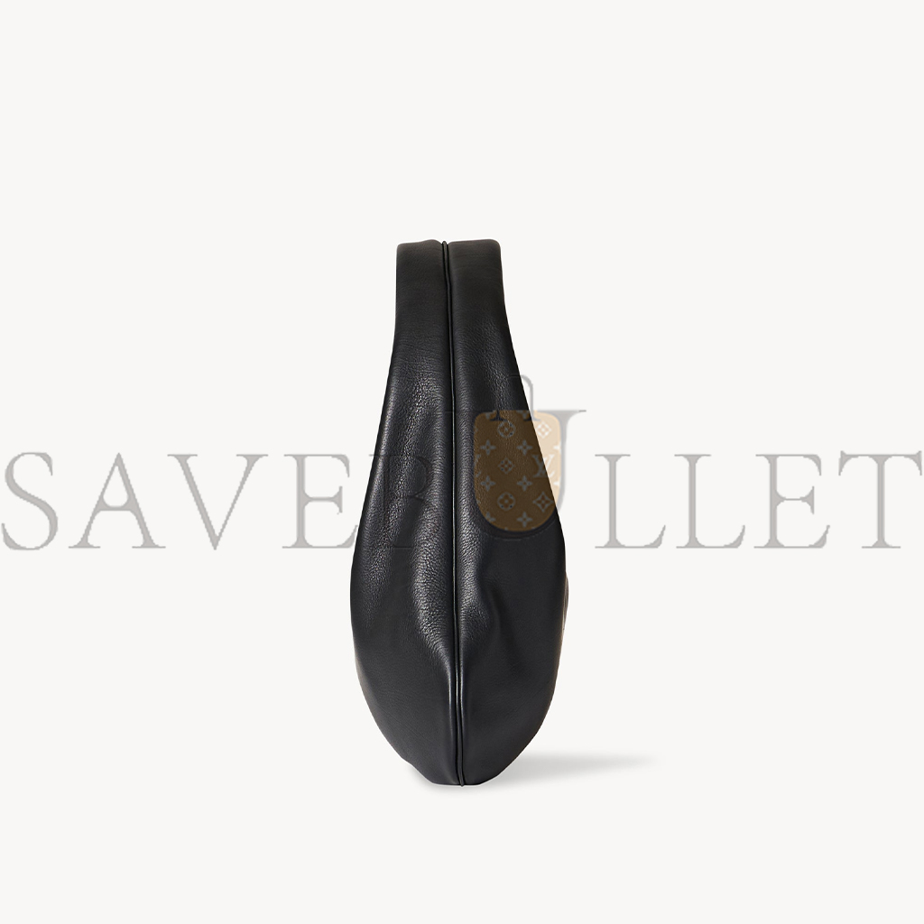 THE ROW SMALL EVERYDAY SHOULDER BAG IN LEATHER BLACK W1279L97BLPL (36*20*3cm)