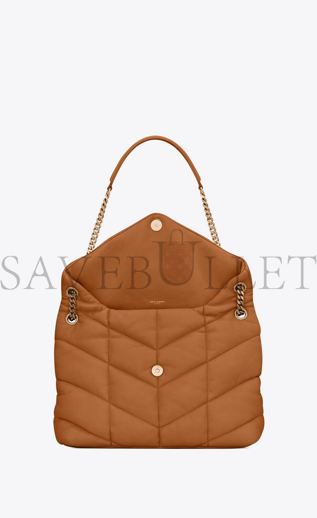 YSL PUFFER MEDIUM CHAIN BAG IN QUILTED LAMBSKIN 5774751EL077724 (35*23*13.5cm)