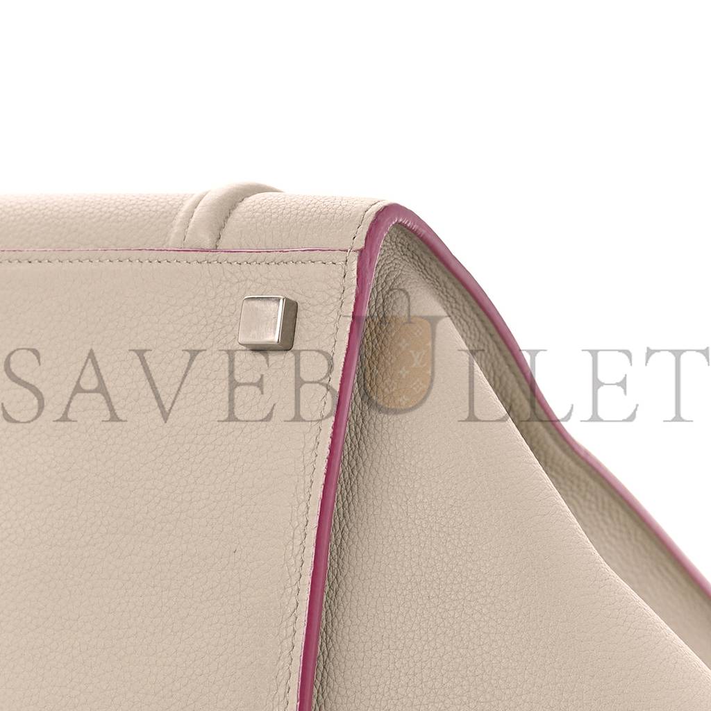 CELINE BABY GRAINED CALFSKIN MEDIUM PHANTOM LUGGAGE BEIGE (30*28*25cm)